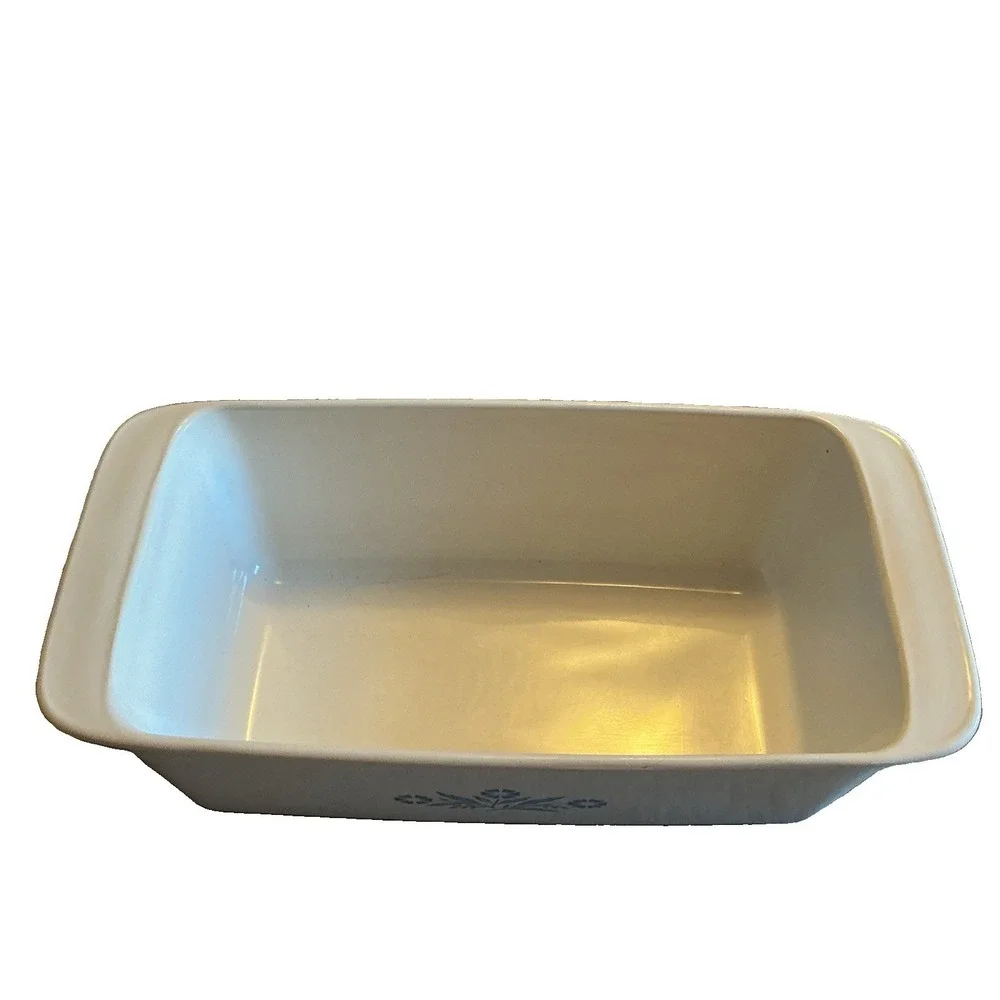 Vintage Corning Ware Cornflower Loaf Pan 2 Qt P-315 9x5x3 Made In USA